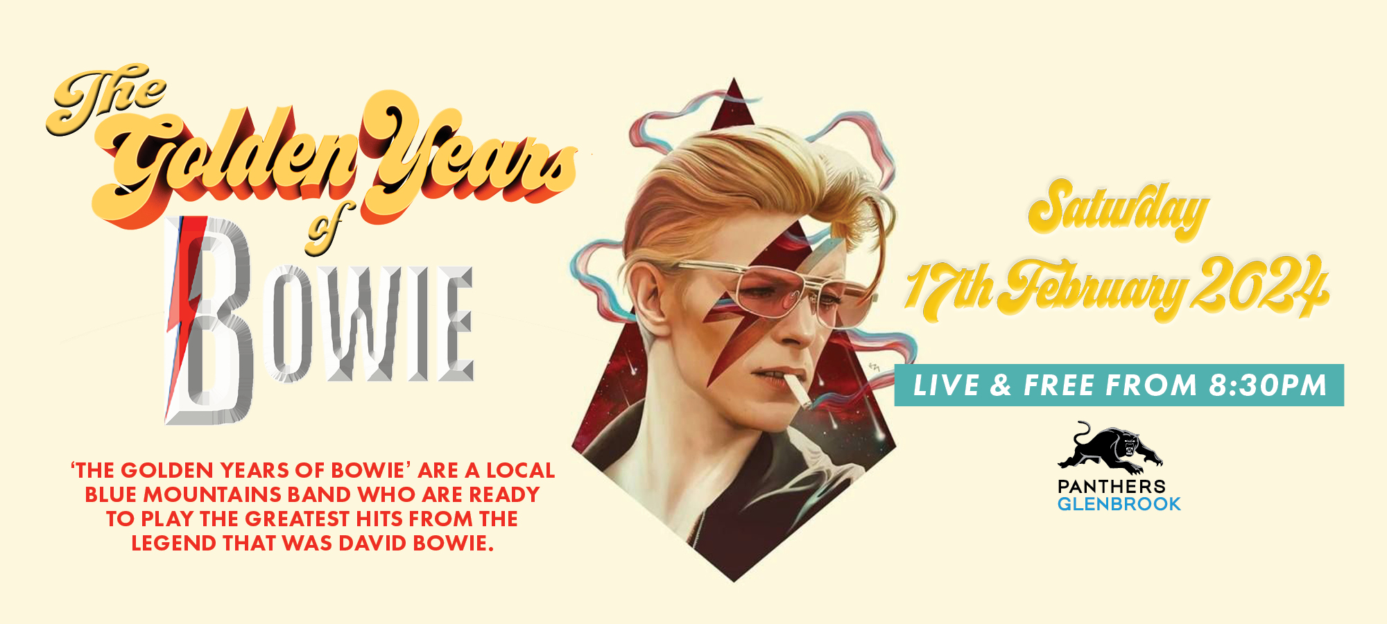 The Golden Years of Bowie – Saturday Live Entertainment in February