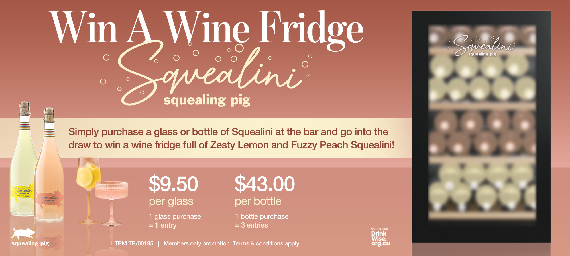 Win a Wine Fridge Full of Squealini