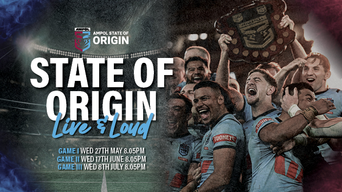 State of Origin – LIVE & LOUD