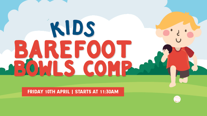 FREE Kids Barefoot Bowls Competition