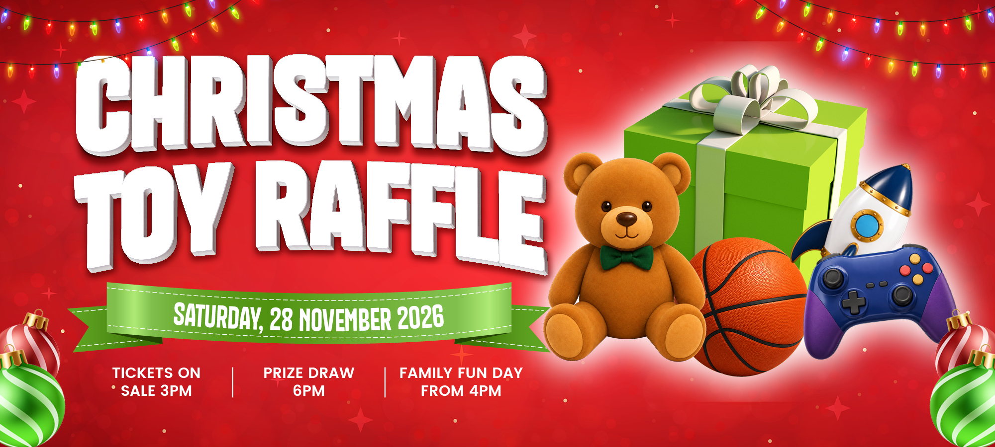 Christmas Toy Raffle & Family Fun Day