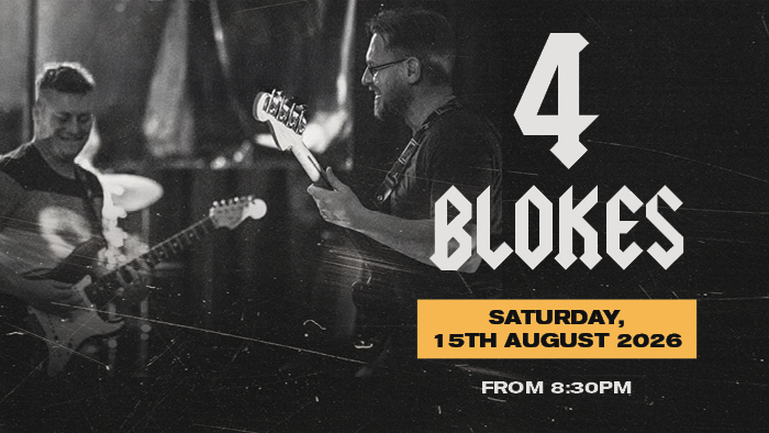 4 Blokes – Saturday Night Live Band in August
