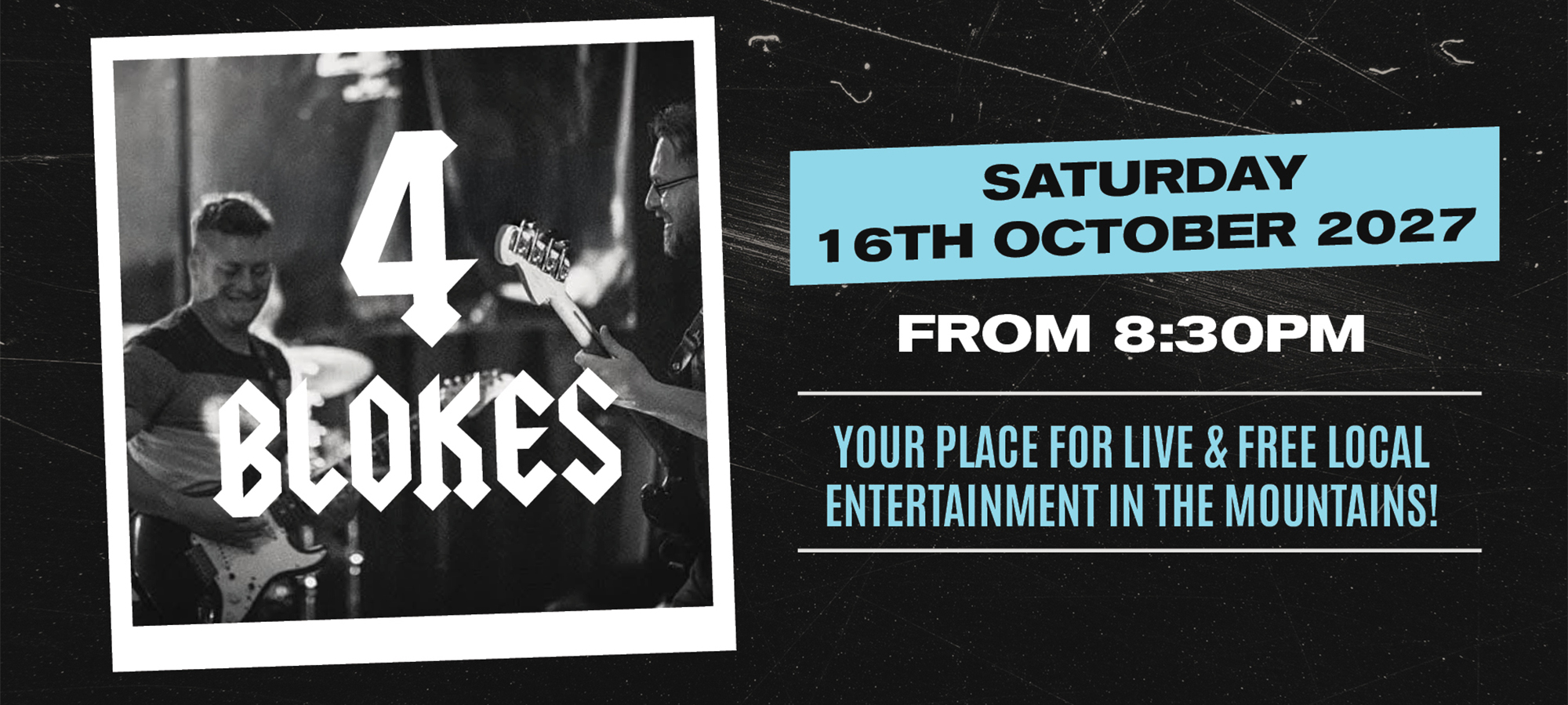 4 Blokes – Saturday Night Live Band in October