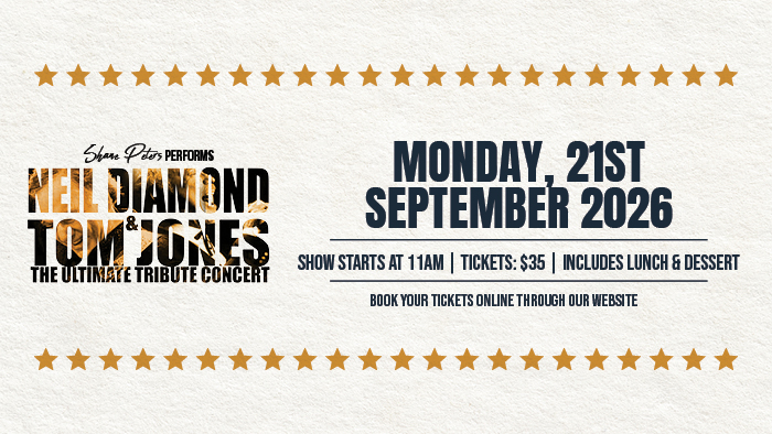 September Live Show – Tom Jones & Neil Diamond Tribute Show