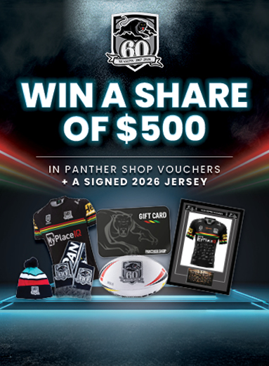 Win a Share of $500 in Panther Shop Vouchers