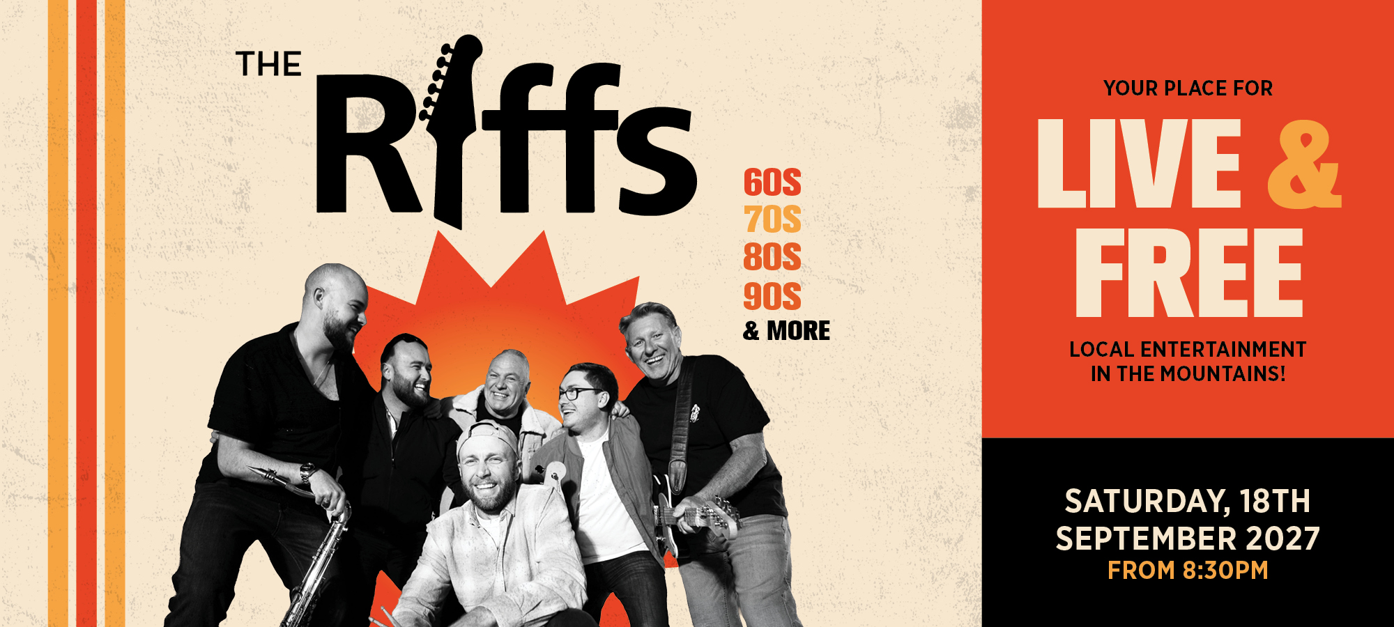 The Riffs – Saturday Night Live Band in September